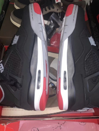 PK God Batch Air Jordan 4 Retro Bred 308497-060  review 1