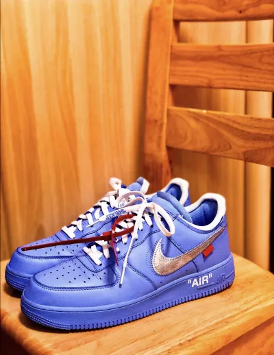 PK God Batch Nike Air Force 1 Low Off-White MCA University Blue CI1173-400 review B*** 01