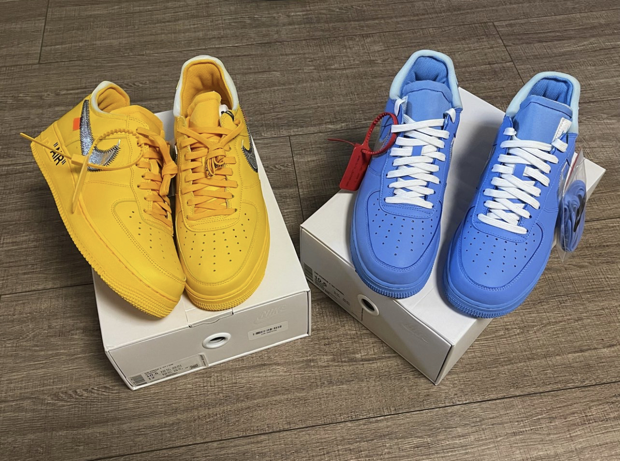 PK God Batch Nike Air Force 1 Low Off-White MCA University Blue CI1173-400 review J***