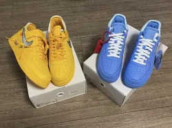 PK God Batch Nike Air Force 1 Low Off-White MCA University Blue CI1173-400 review J***