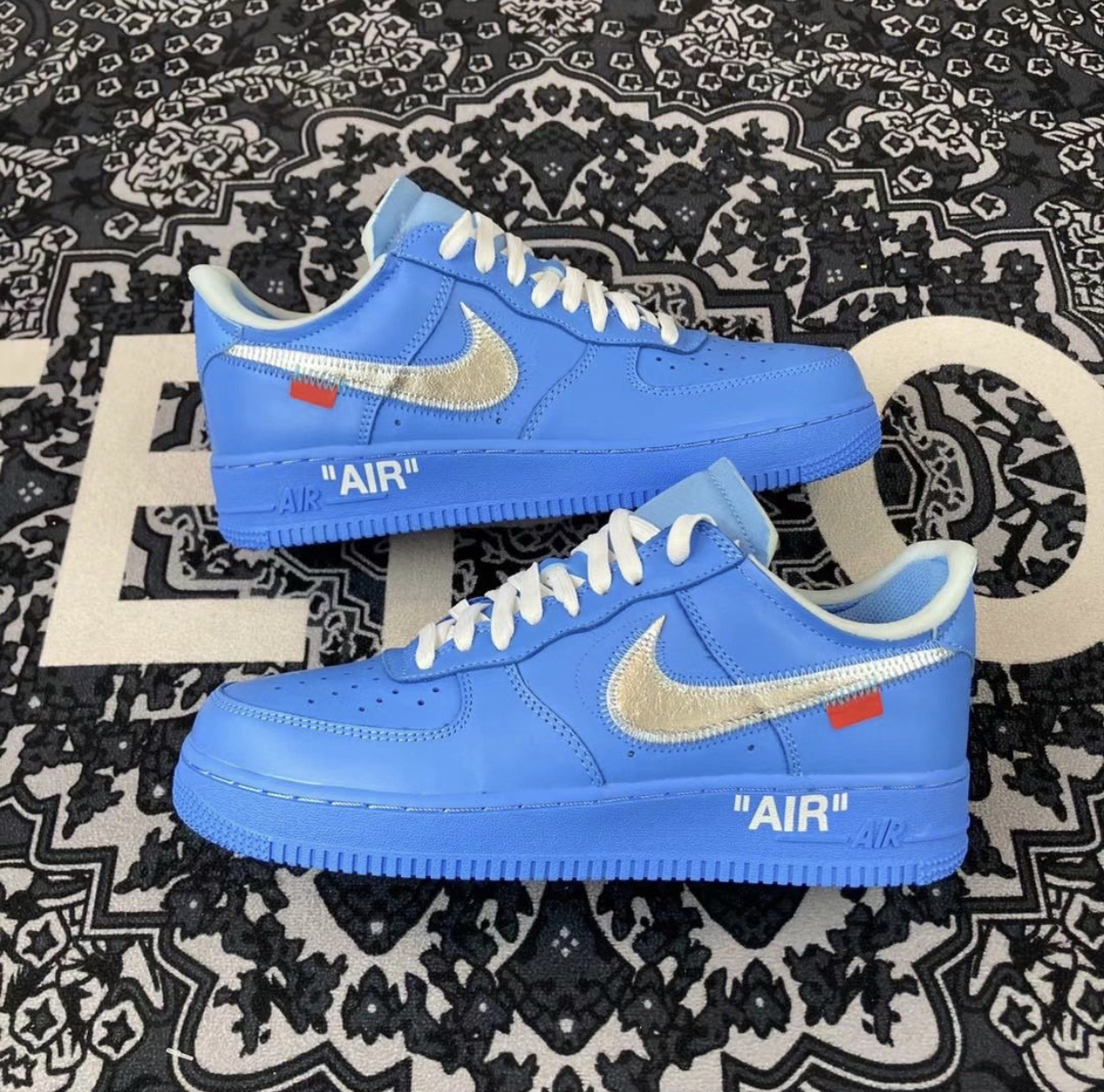 PK God Batch Nike Air Force 1 Low Off-White MCA University Blue CI1173-400 review T*** 01