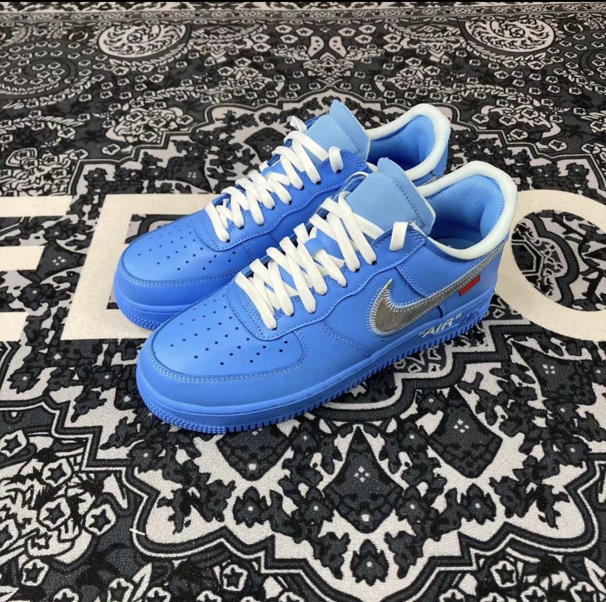 PK God Batch Nike Air Force 1 Low Off-White MCA University Blue CI1173-400 review T*** 02