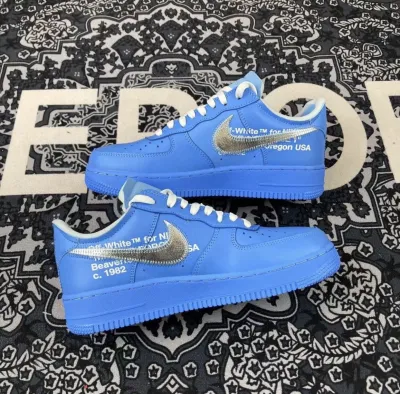 PK God Batch Nike Air Force 1 Low Off-White MCA University Blue CI1173-400 review T*** 02