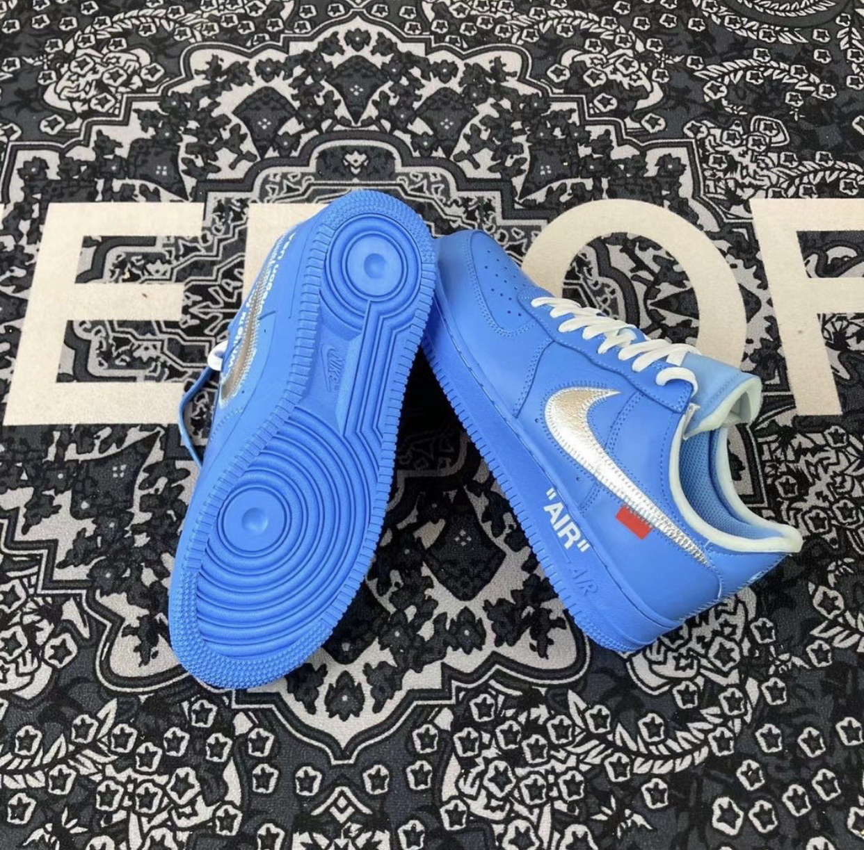 PK God Batch Nike Air Force 1 Low Off-White MCA University Blue CI1173-400 review T*** 04