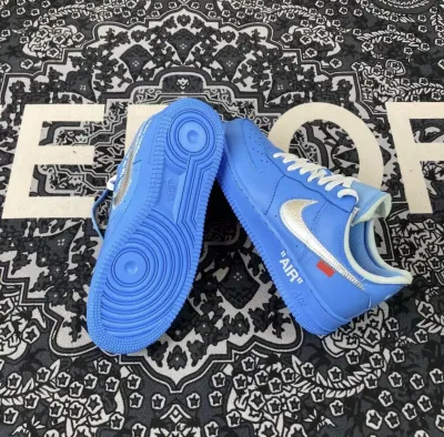 PK God Batch Nike Air Force 1 Low Off-White MCA University Blue CI1173-400 review T*** 03