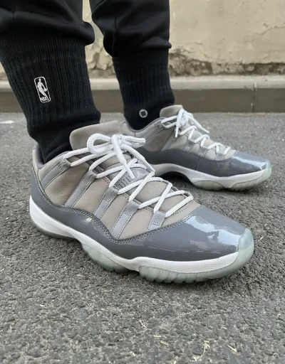 PK God Air Jordan 11 Retro Low Cool Grey  528895-003 review M***