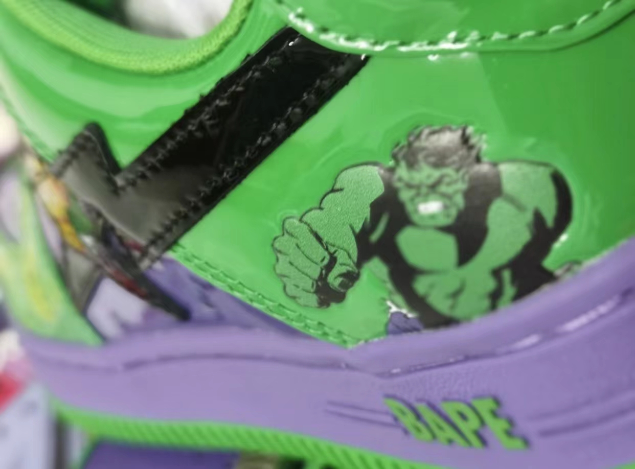 PK God Batch  A Bathing Ape Bape Sta Marvel Comics Hulk 001FWI731904 review F*** 04