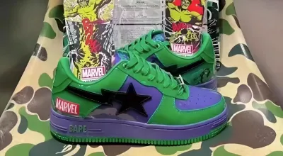 PK God Batch  A Bathing Ape Bape Sta Marvel Comics Hulk 001FWI731904 review Y***