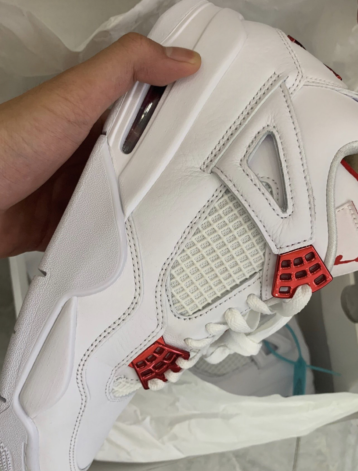 PK God Batch Air Jordan 4 Retro Metallic Red CT8527-112 review F***