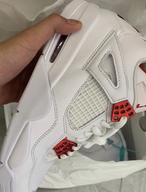 PK God Batch Air Jordan 4 Retro Metallic Red CT8527-112 review 