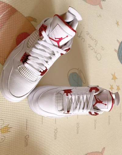 PK God Batch Air Jordan 4 Retro Metallic Red CT8527-112 review K*** 02