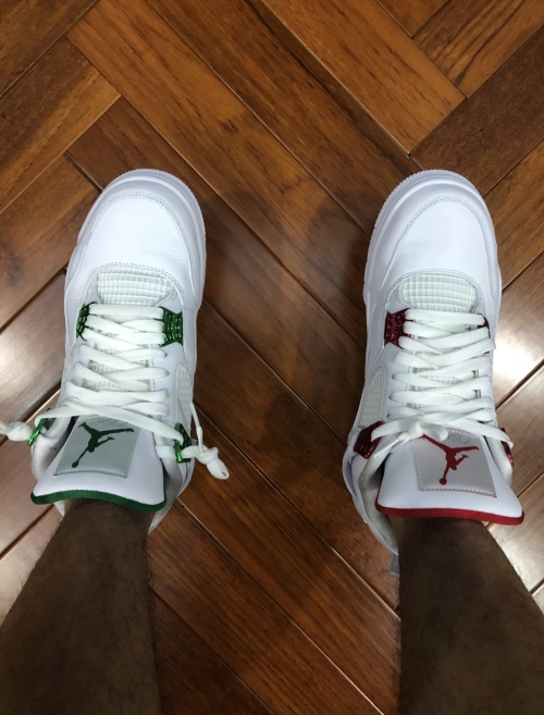 PK God Batch Air Jordan 4 Retro Metallic Red CT8527-112 review 