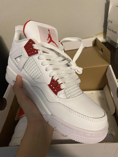 PK God Batch Air Jordan 4 Retro Metallic Red CT8527-112 review H***