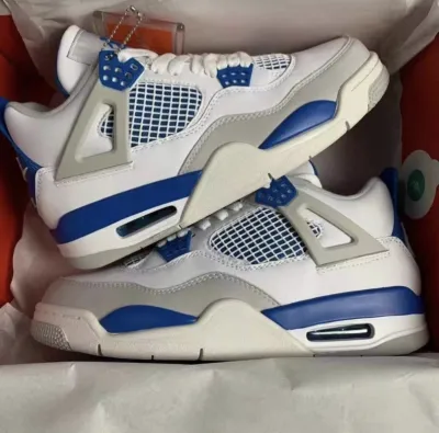 PK God Batch Air Jordan 4 Retro Military Blue (2012) 308497-105 review S***