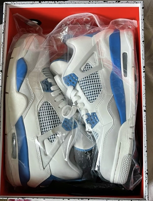 PK God Batch Air Jordan 4 Retro Military Blue (2012) 308497-105 review 