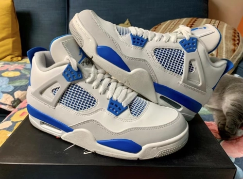 PK God Batch Air Jordan 4 Retro Military Blue (2012) 308497-105 review 