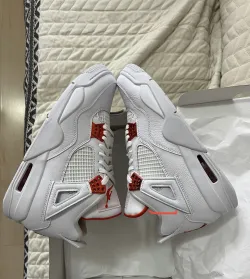PK God Batch Air Jordan 4 Retro Metallic Orange CT8527-118  review R*** 02
