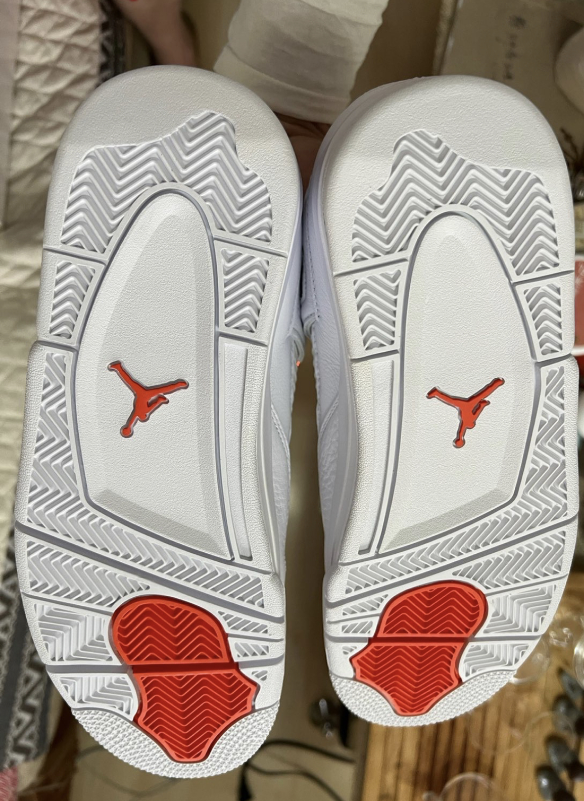 PK God Batch Air Jordan 4 Retro Metallic Orange CT8527-118  review R*** 02