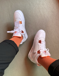 PK God Batch Air Jordan 4 Retro Metallic Orange CT8527-118  review T***