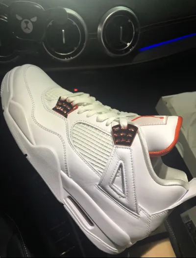 PK God Batch Air Jordan 4 Retro Metallic Orange CT8527-118  review R***