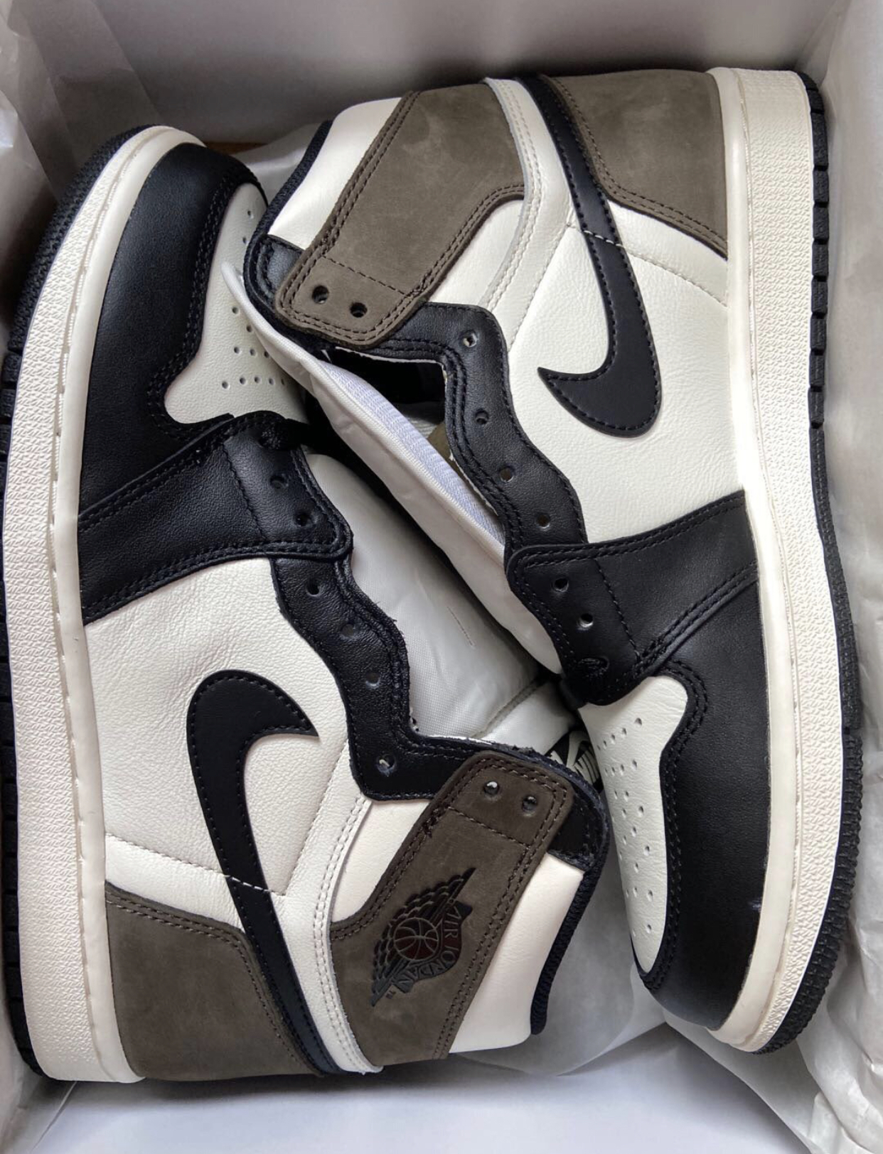 PK God Batch Air Jordan 1 Retro High Dark Mocha 555088-105 review J***