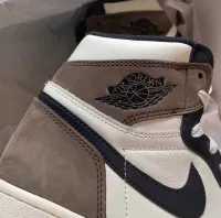 PK God Batch Air Jordan 1 Retro High Dark Mocha 555088-105 review 2
