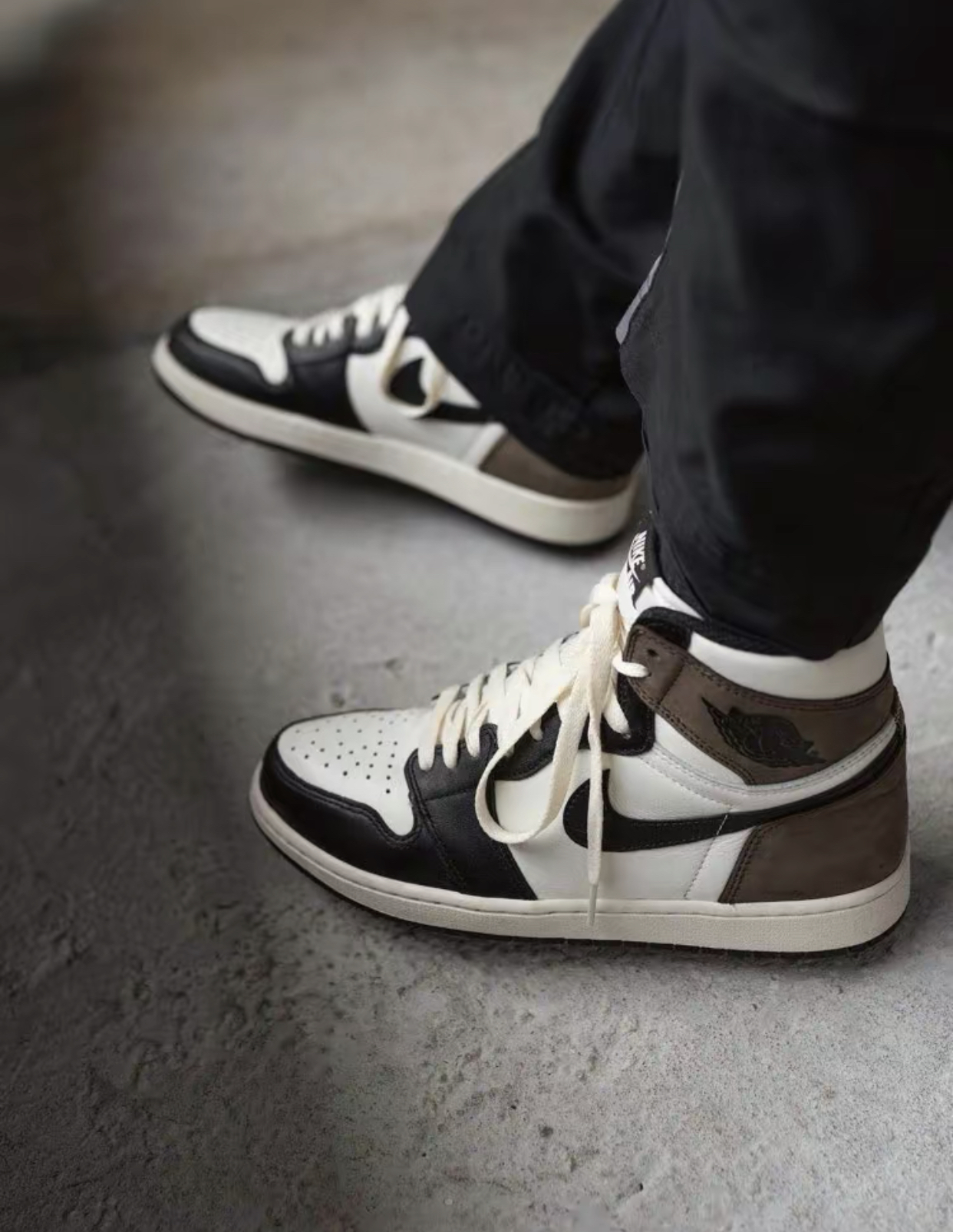 PK God Batch Air Jordan 1 Retro High Dark Mocha 555088-105 review R***