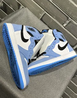 PK God Batch Air Jordan 1 Retro High White University Blue 555088-134 review B***