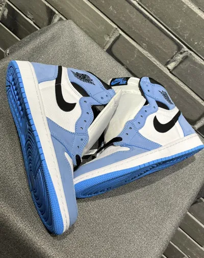 PK God Batch Air Jordan 1 Retro High White University Blue 555088-134 review B***