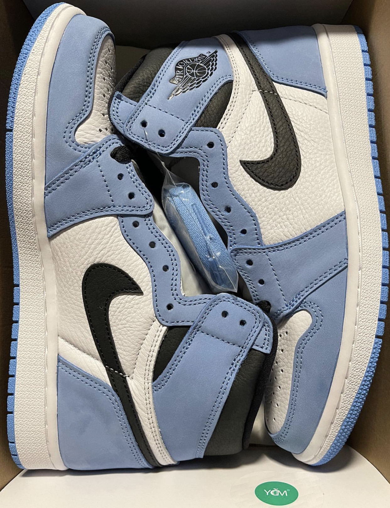 PK God Batch Air Jordan 1 Retro High White University Blue 555088-134 review F*** 01