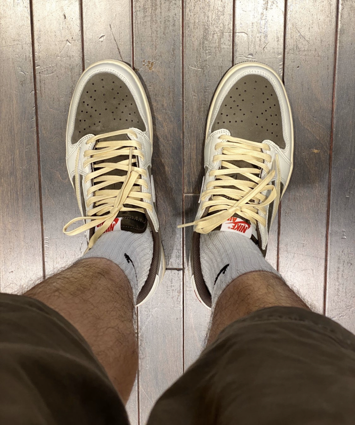 LJR Batch Travis Scott x Air Jordan 1 Low White Brown Barb DM7866-162  review B*** 03