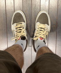 LJR Batch Travis Scott x Air Jordan 1 Low White Brown Barb DM7866-162  review 3