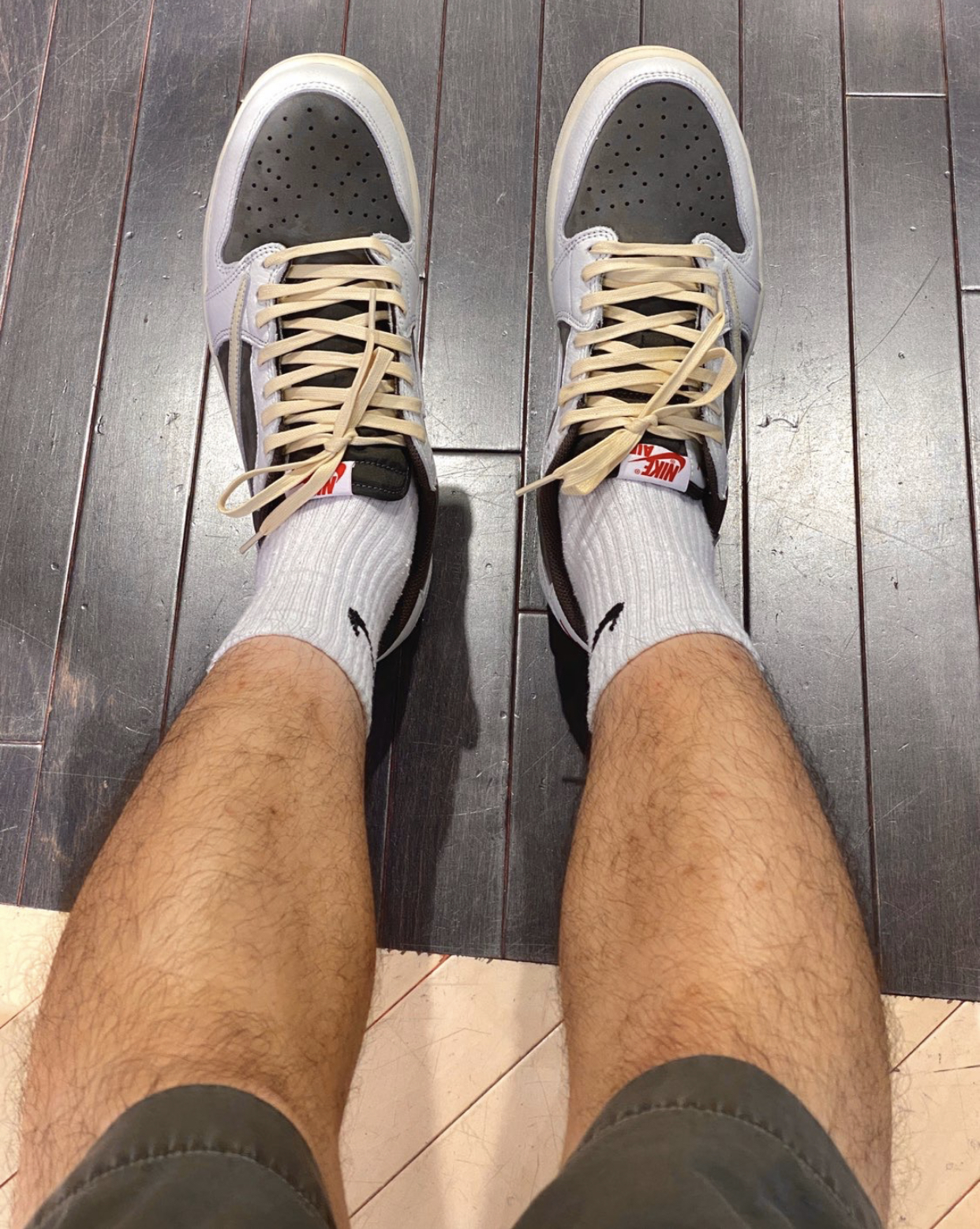 LJR Batch Travis Scott x Air Jordan 1 Low White Brown Barb DM7866-162  review B*** 04