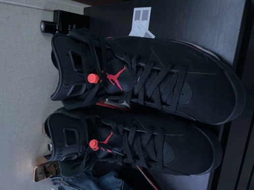 PK God Batch Air Jordan 6 Retro Black Infrared (2019) 384664-060 review 