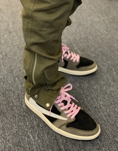 PK God Batch Air Jordan 1 Retro Low OG SP Travis Scott CQ4277-001 review J***