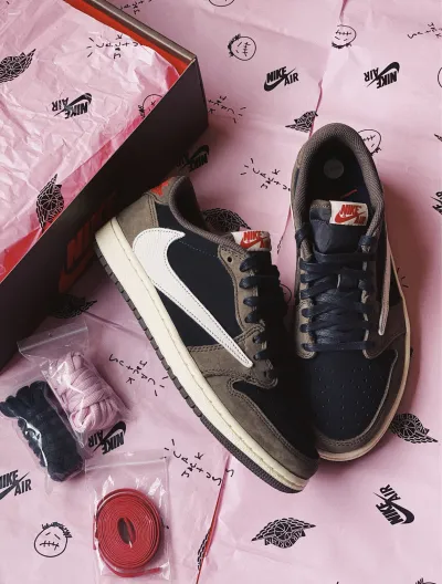 PK God Batch Air Jordan 1 Retro Low OG SP Travis Scott CQ4277-001 review L***s 01