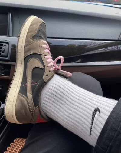 PK God Batch Air Jordan 1 Retro Low OG SP Travis Scott CQ4277-001 review C***