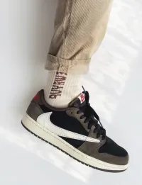 PK God Batch Air Jordan 1 Retro Low OG SP Travis Scott CQ4277-001 review 1
