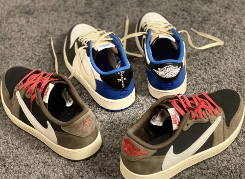 PK God Batch Air Jordan 1 Retro Low OG SP Travis Scott CQ4277-001 review 