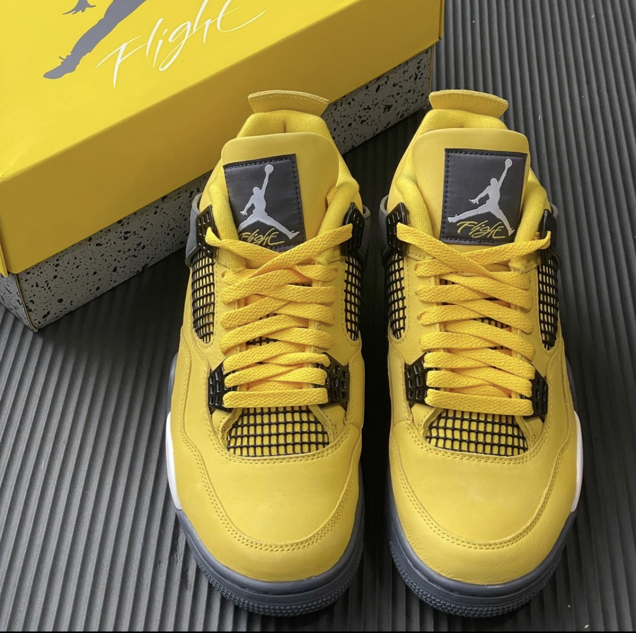 PK God Batch Air Jordan 4 Lightning CT8527-700  review T*** 02