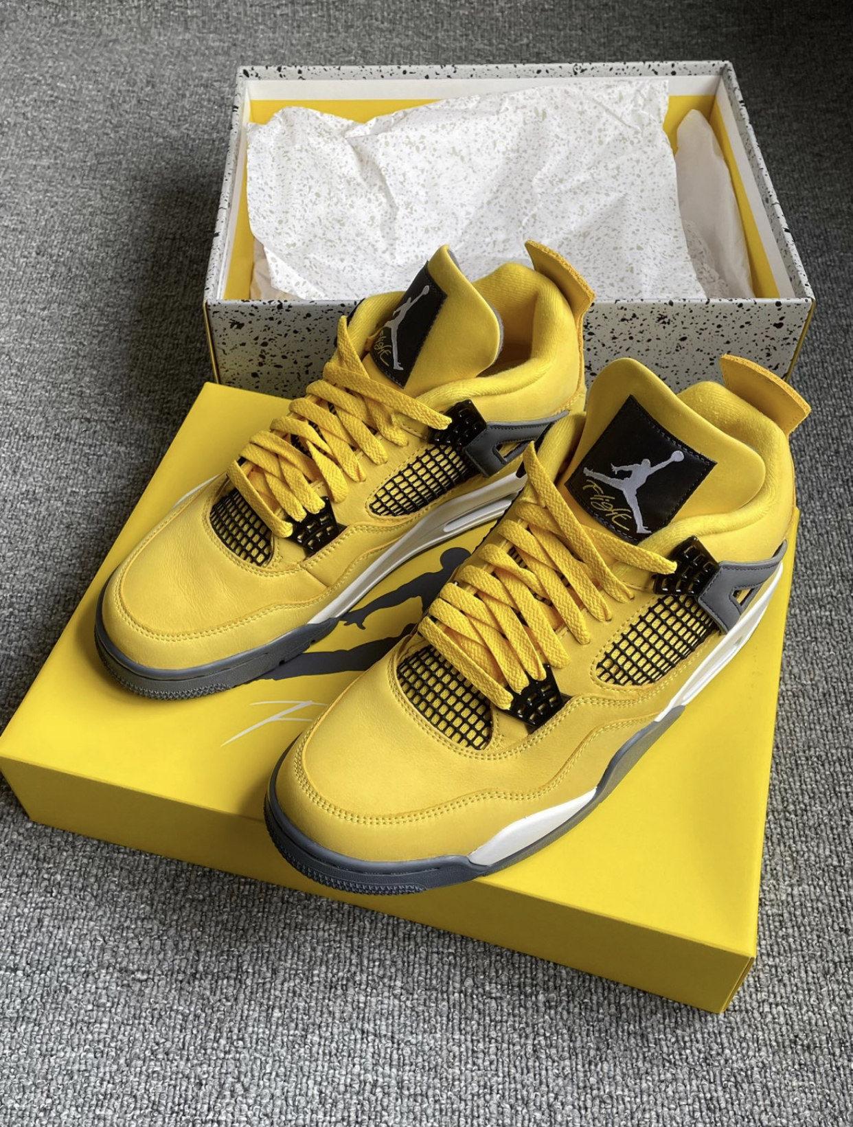 PK God Batch Air Jordan 4 Lightning CT8527-700  review E*** 02