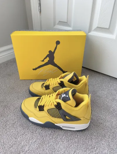PK God Batch Air Jordan 4 Lightning CT8527-700  review J*** 00