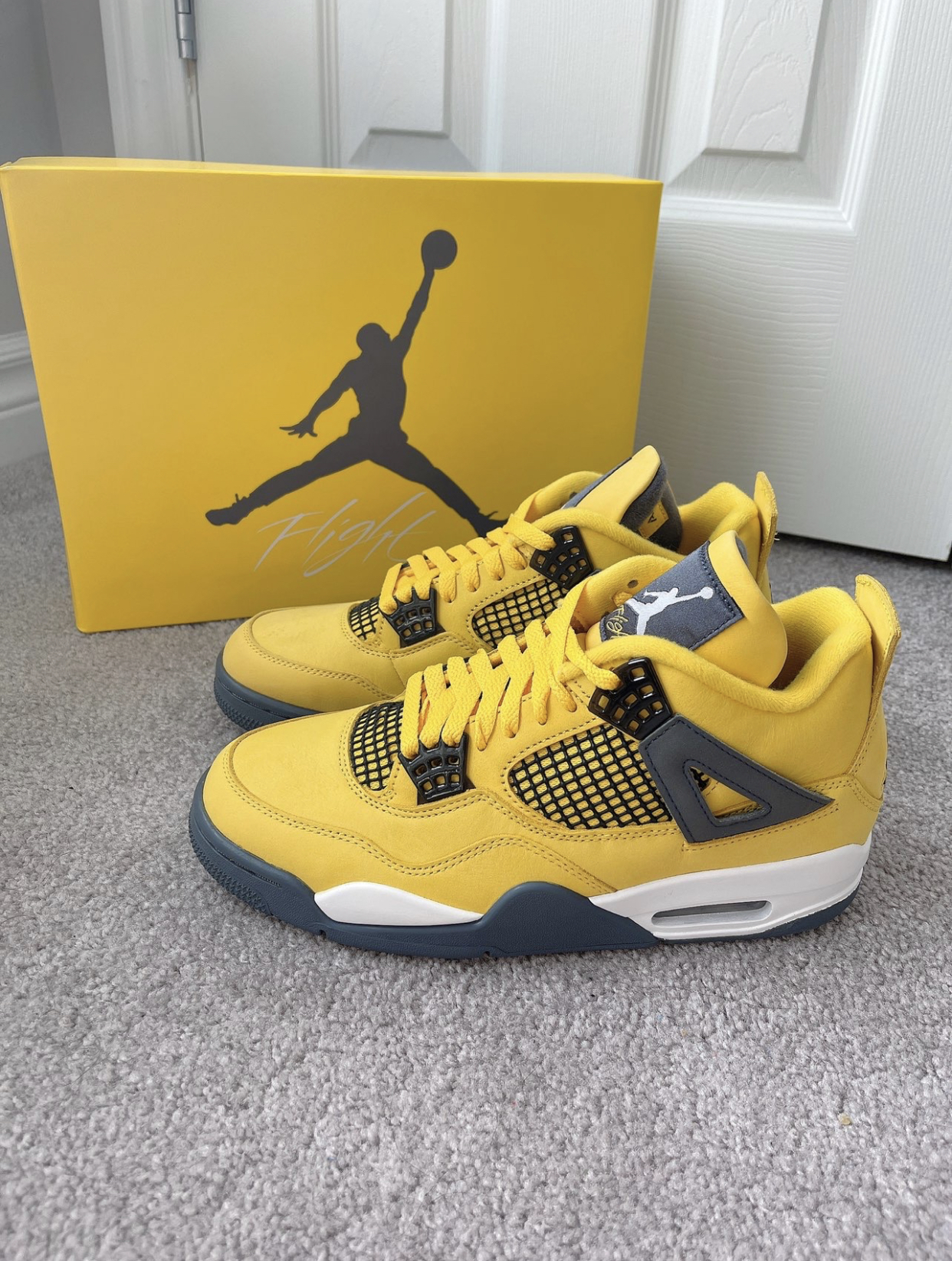 PK God Batch Air Jordan 4 Lightning CT8527-700  review J*** 01