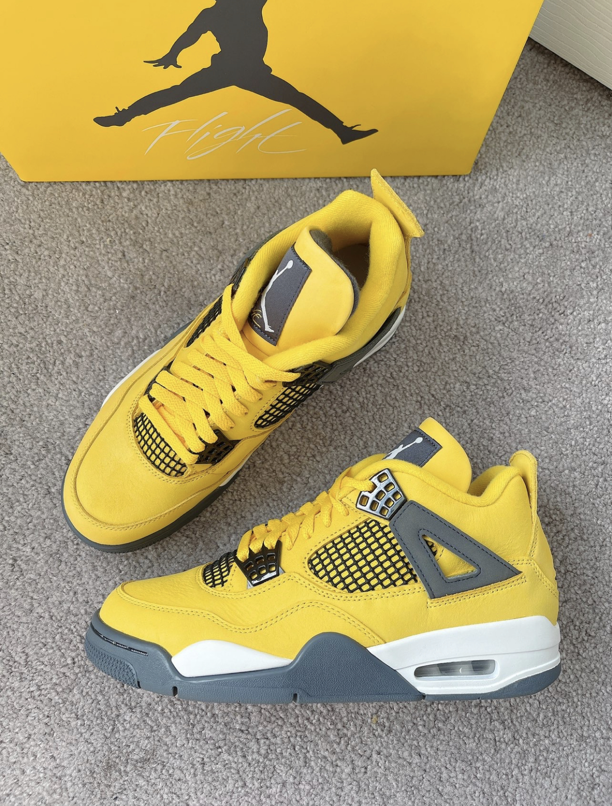 PK God Batch Air Jordan 4 Lightning CT8527-700  review J*** 03