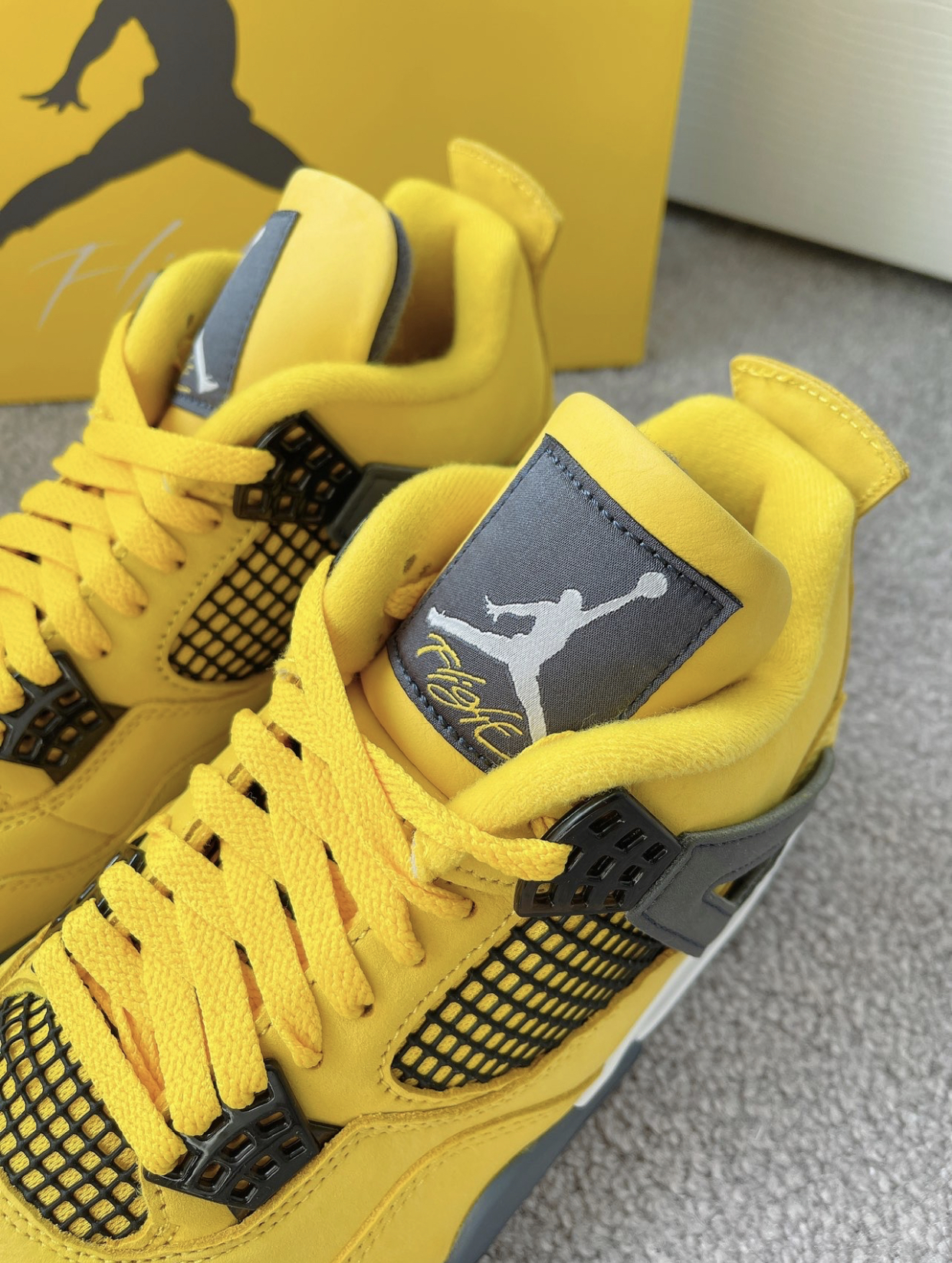 PK God Batch Air Jordan 4 Lightning CT8527-700  review J*** 04