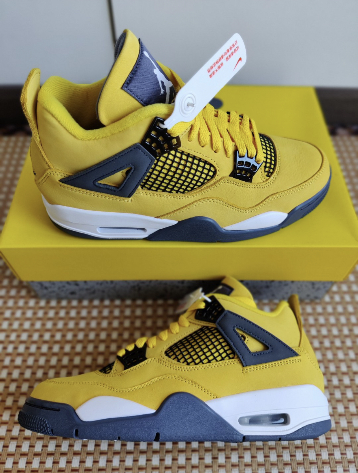 PK God Batch Air Jordan 4 Lightning CT8527-700  review F*** 00
