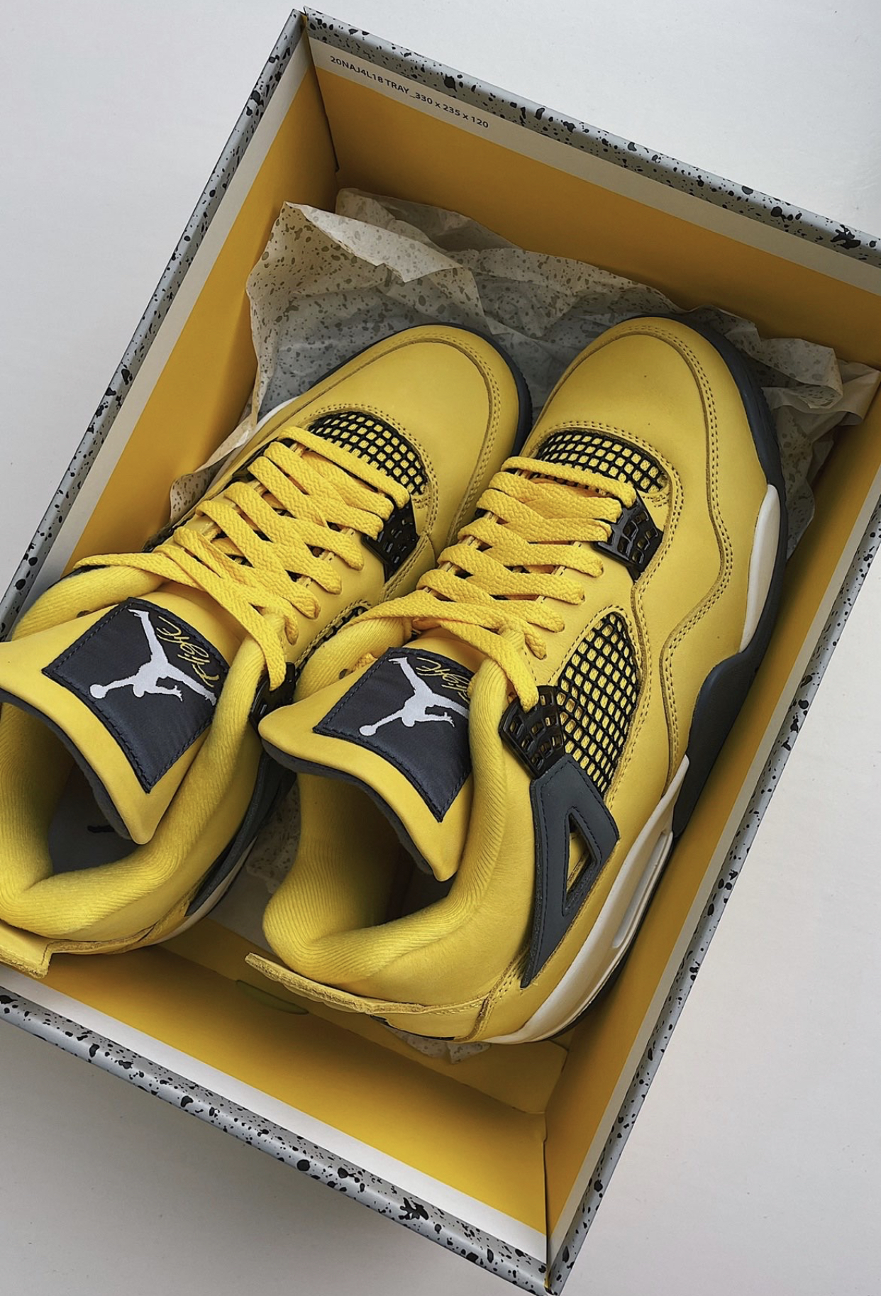 PK God Batch Air Jordan 4 Lightning CT8527-700  review A*** 01