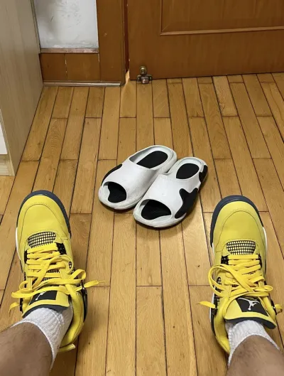 PK God Batch Air Jordan 4 Lightning CT8527-700  review L*** 00