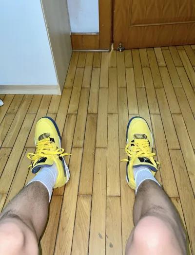 PK God Batch Air Jordan 4 Lightning CT8527-700  review L*** 01
