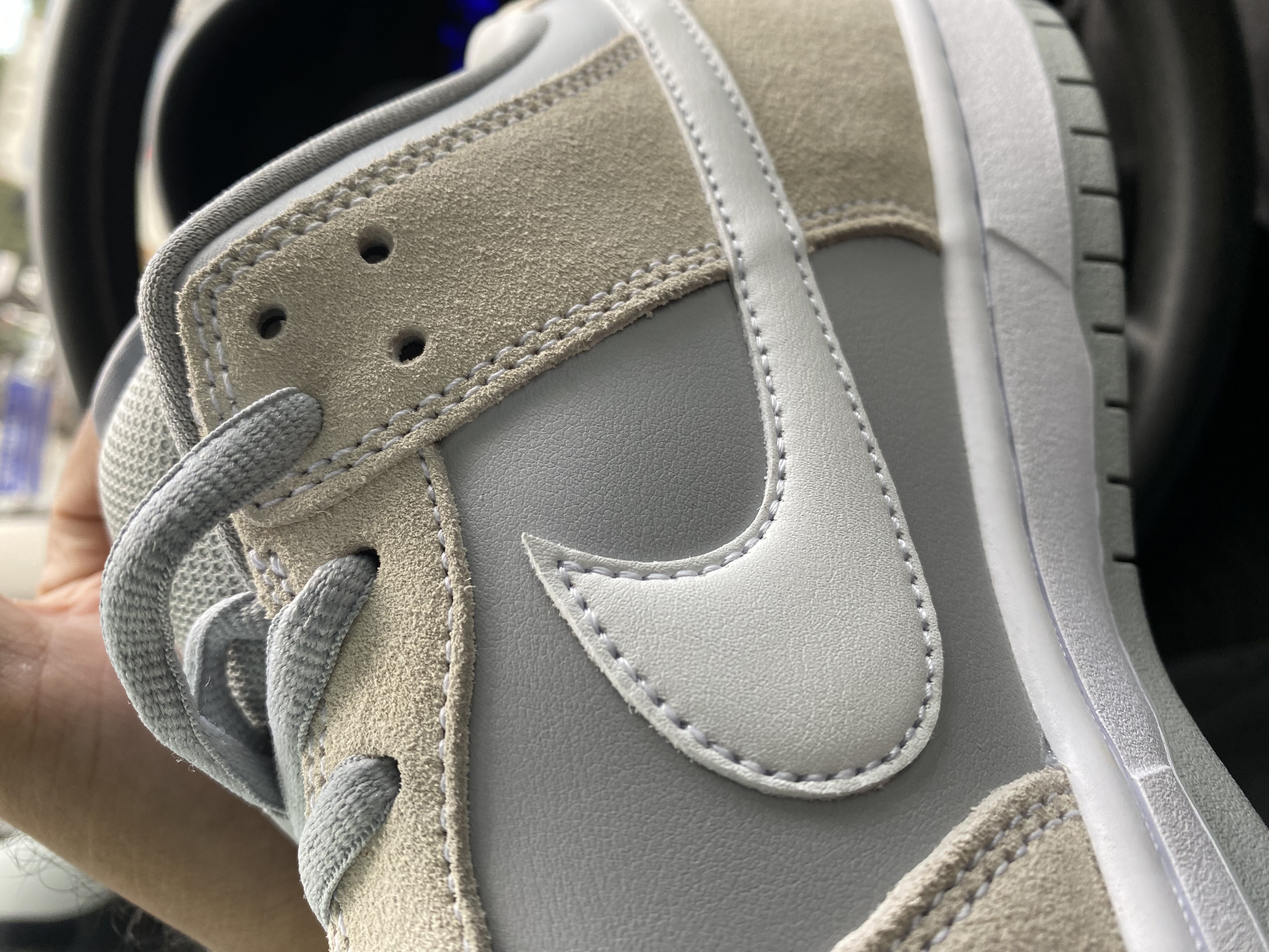 LJR Batch Nike SB Dunk Low Summit White Wolf Grey AR0778-110  review Angel G 06